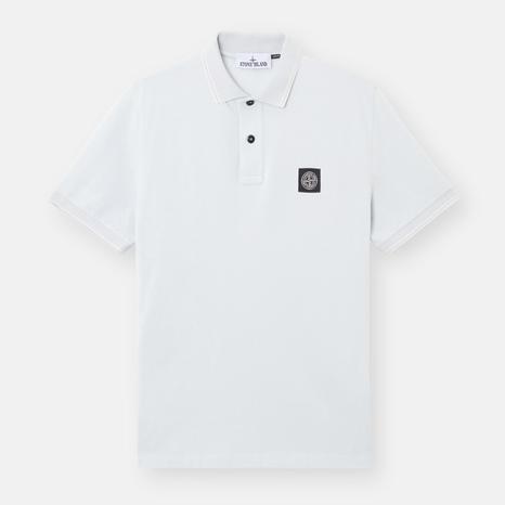 Light Blue Tipped Polo Shirt