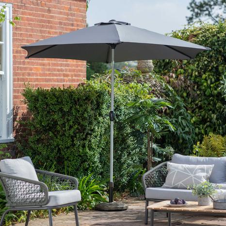 Vacaville 2.7m Parasol Grey