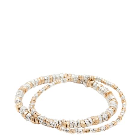 Gold Mixed Beaded Bracelet Set