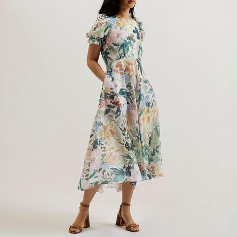 Cream Deliyla Dress 