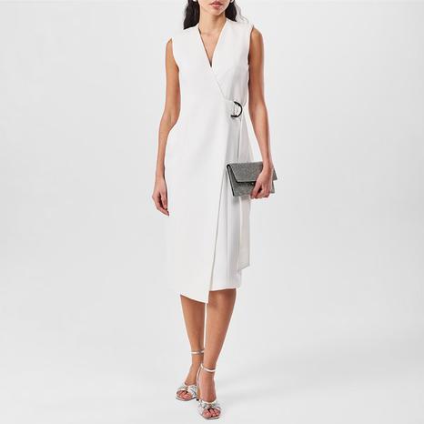 Cream Molenaa Tailored Midi Dress