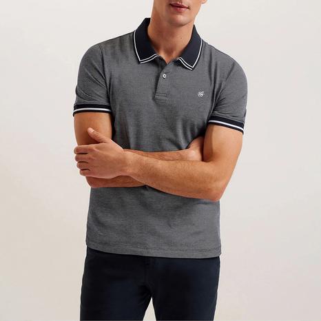 Navy Helta Slim Fit Polo