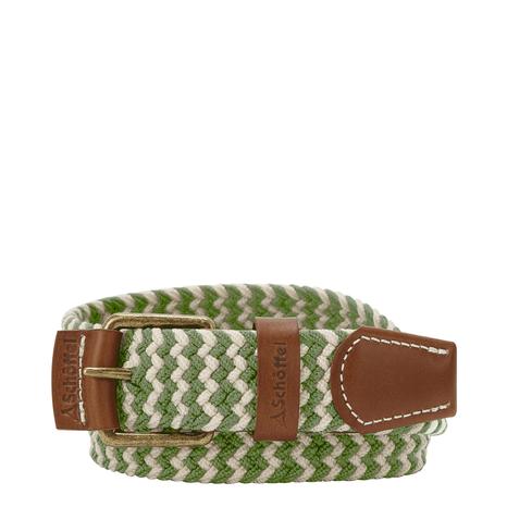 Green/Cream Woven Matlock Belt