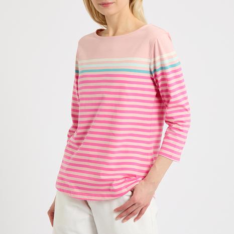 Pink Stripe Essential Breton Top
