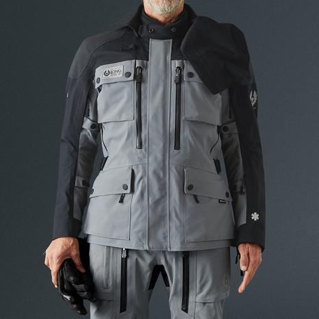 Light Grey Long Way Up Motorcycle Jacket