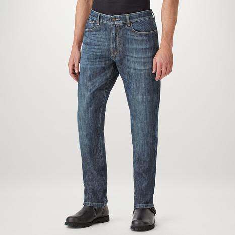Washed Indigo Charley Motorcycle Jeans