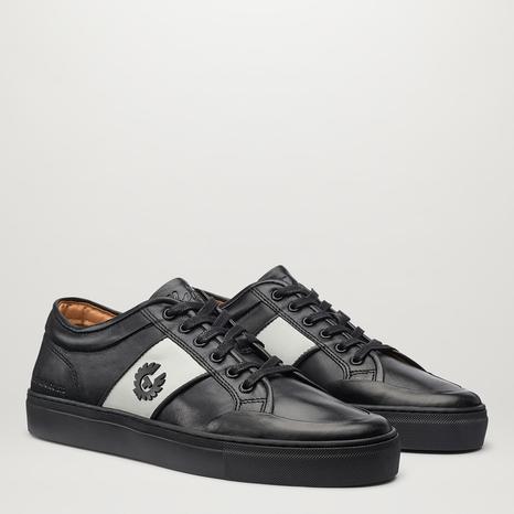 Black Phoenix Low Top Leather Trainers