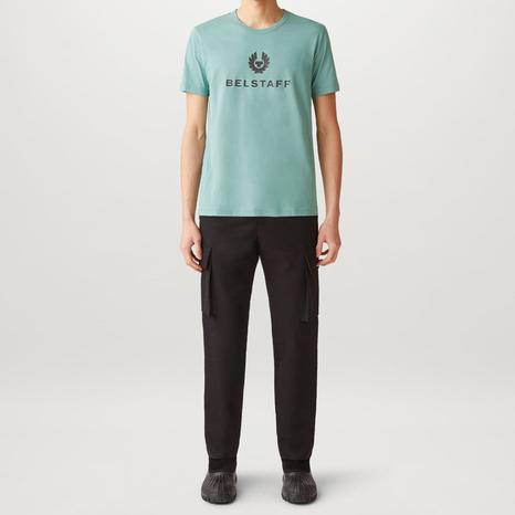 Blue Belstaff Signature Cotton T-Shirt