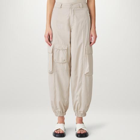 Ecru Hiker Cargo Trousers