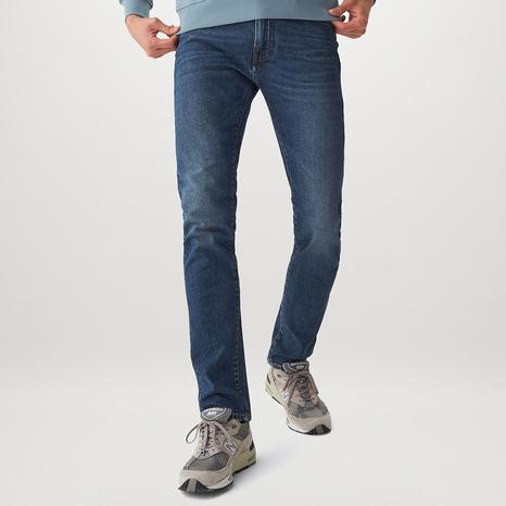 Dark Blue Longton Slim Leg Jean