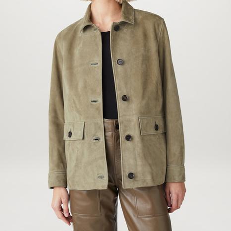 Green Route Leather Jacket