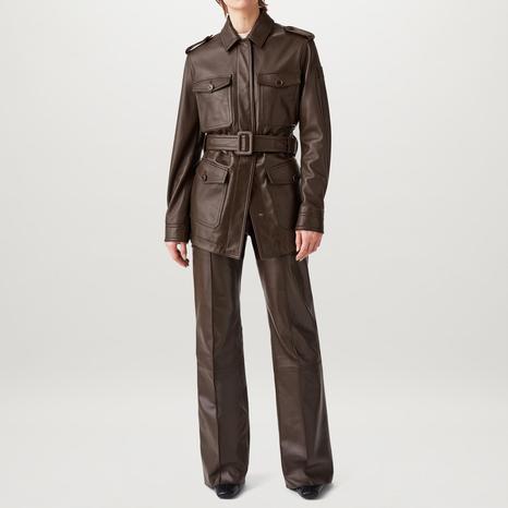 Chestnut Sycamore Leather Jacket