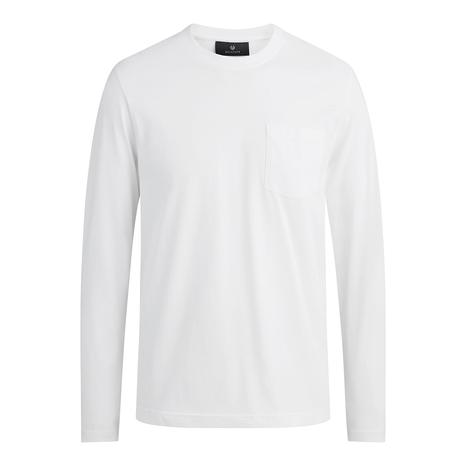 White Thom Long Sleeve Cotton Top