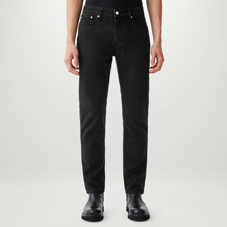Washed Black Longton Slim Jeans