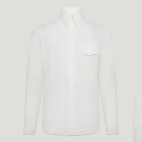 White Pitch Cotton Shirt
