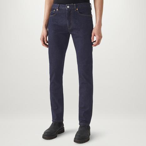 Navy Longton Slim Leg Jean
