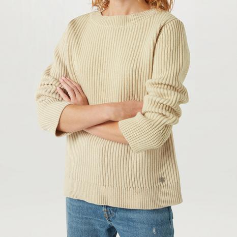 Beige Docklands Cashmere Blend Jumper
