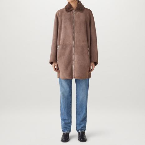 Brown Spelter Suede Coat