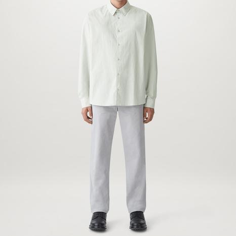 Ecru Pipe Cotton Shirt