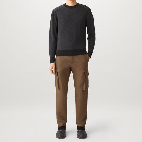 Multi Kerrigan Crewneck Wool Blend Jumper