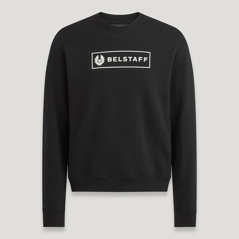 Black Box Logo Cotton Sweatshirt