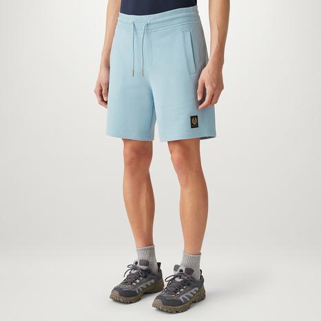 Blue Belstaff Cotton Sweatshorts
