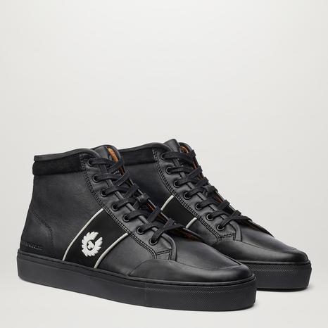 Black Phoenix High Top Leather Trainers