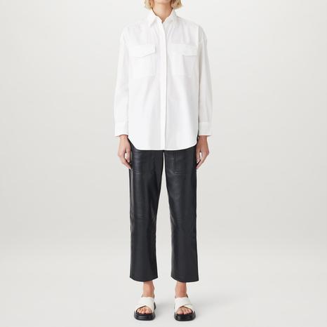 White Hurste Cotton Shirt 