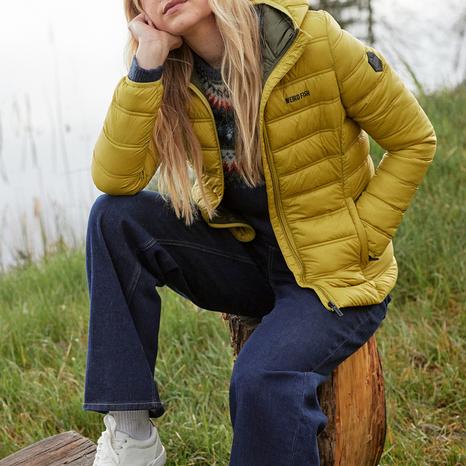 Olive Eshka Lightweight Padded Jacket