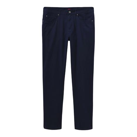 Navy Slim Taper Trousers