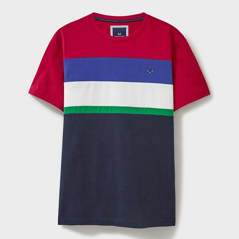 Multi Colourblock Cotton T-Shirt