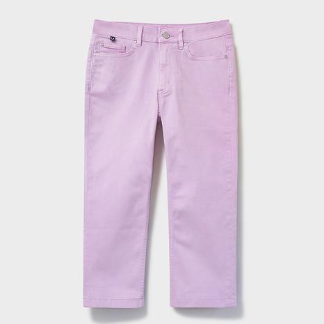 Pale Pink Mia Cropped Jeans
