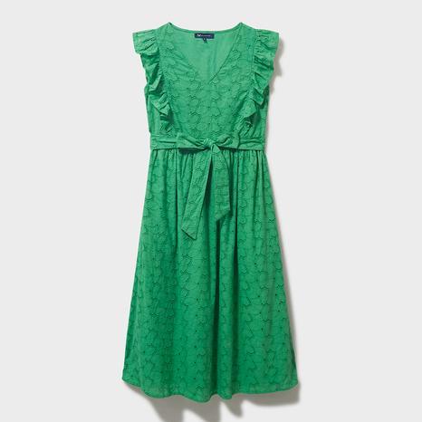 Emerald Maura Textured Midi Dress