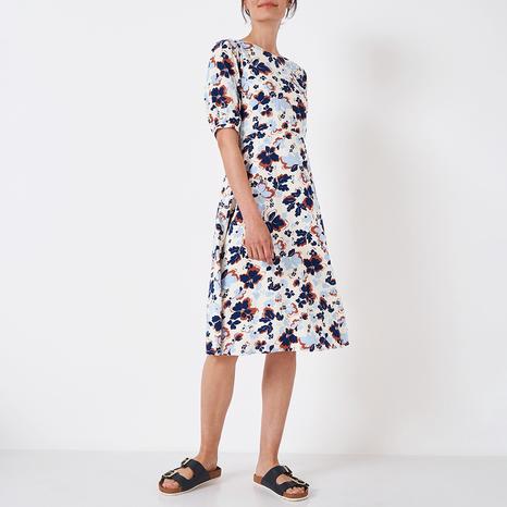 Blue/Navy Tori Midi Dress