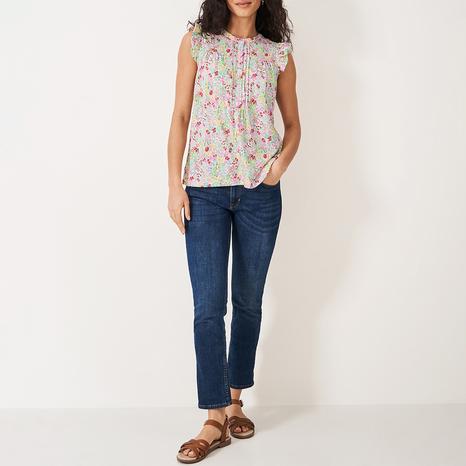 Multi Pastel Floral Lydia Cotton Blouse