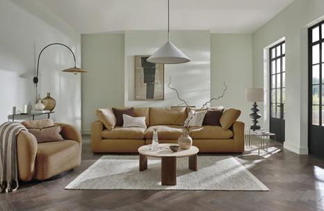 Model Five  Large Sofa Sicuro Amber