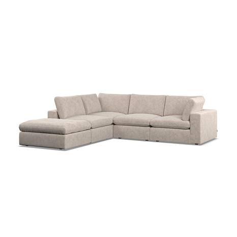 Model Five  Corner Chaise LHF Sicuro Fossil