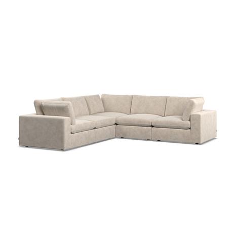 Model Five  Corner- Large Corner Sicuro Eggshell