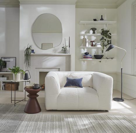 Model Three Armchair Catch Me Coconut Milk