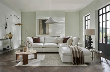 Model Five  Corner Chaise RHF Sicuro Cotton