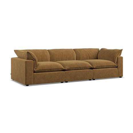 Model Six  Large Sofa Sicuro Amber