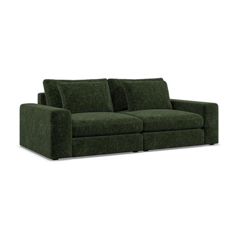 Model Eight  Medium Sofa Symphony Bottle Green