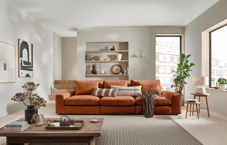 Model Eight  Large Sofa Symphony Deep Terra