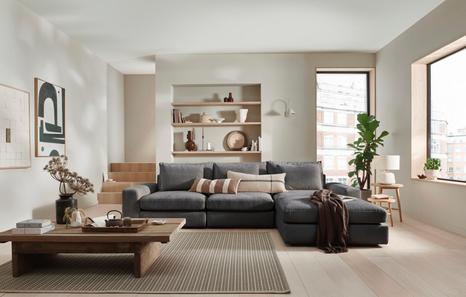 Model Eight  Chaise Sofa Symphony Black