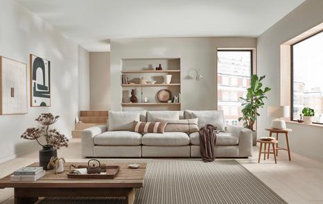 Model Eight  Large Sofa Symphony Pearl
