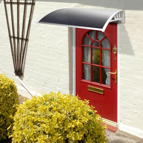 1m Greenhurst White Door Canopy