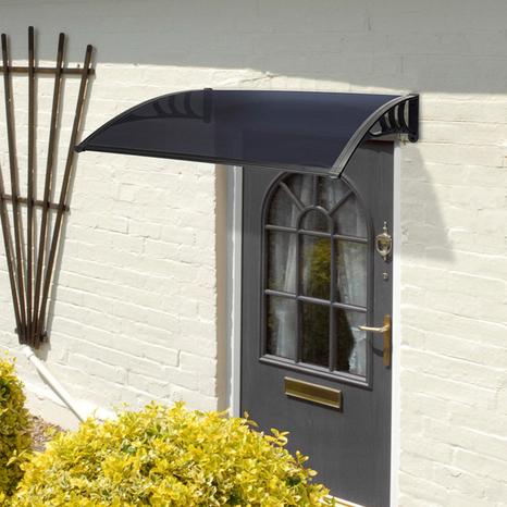 1m Greenhurst Black Door Canopy
