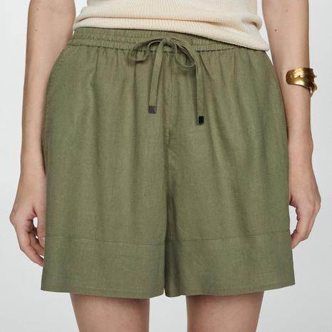 Khaki Fluid Short
