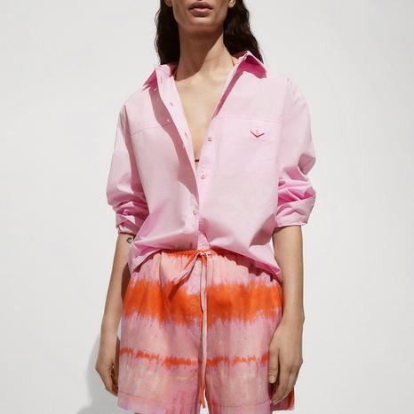 Pastel Pink Cotton Shirt
