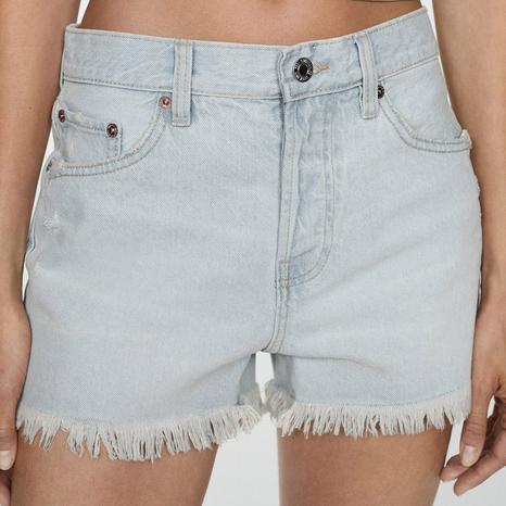 Light Blue Denim Shorts